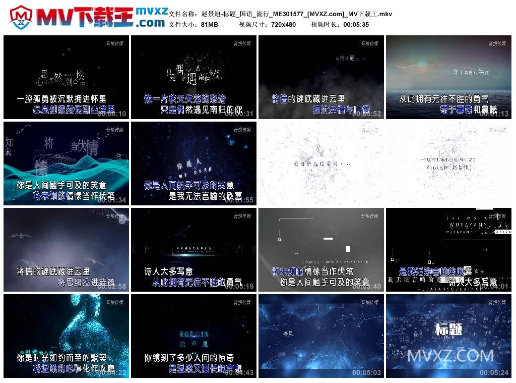 赵景旭-标题_国语_流行_ME301577